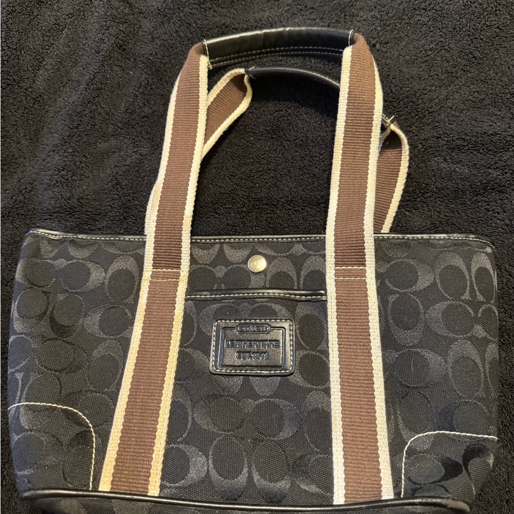 Black and Brown Tote Bag